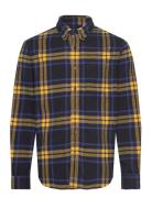 Ls Heavy Flannel Plaid Blue Timberland