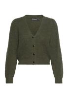 Sltuesday Puf Cardigan Ls Green Soaked In Luxury