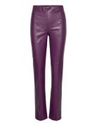 Slkaylee Straight Pants Purple Soaked In Luxury