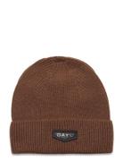 Day Logo Patch Knit Hat Brown DAY ET