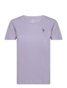 Uspa T-Shirt Cameline Women Purple U.S. Polo Assn.