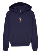 Big Pony Fleece Hoodie Blue Ralph Lauren Kids