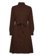 Fit-And-Flare Shirtdress Brown Lauren Ralph Lauren