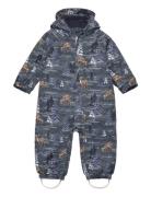 Coverall - Aop Patterned Color Kids