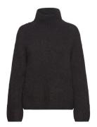 Slfgabella Ls Knit High-Neck Noos Black Selected Femme