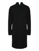 Yasemilie Ls High Neck Knit Dress S.noos Black YAS