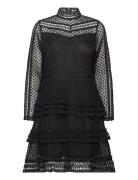 Yasalberta Ls New Lace Dress Black YAS