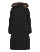 Everest Longline Puffer Coat Black Superdry