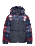 Sherpa Check Jacket Patterned Tommy Hilfiger