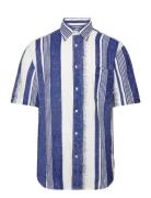 Hand Painted Stripe Shirt S/S Blue Tommy Hilfiger