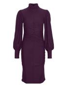 Rifagz Ls Cuff Dress Purple Gestuz