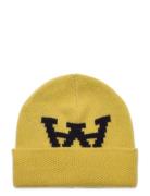 Vin Jacquard Beanie Yellow Double A By Wood Wood