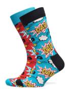 2-Pack Boozt Gift Set Patterned Happy Socks