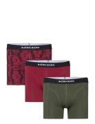 Premium Cotton Stretch Boxer 3P Burgundy Björn Borg