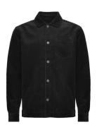 Layton Corduroy Overshirt Black Les Deux