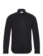 Stainshield Solid Hp Eslim Shirt Black Calvin Klein
