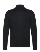 Merino Mock Neck Sweater Black Calvin Klein