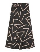 Lines All Over Flared Skirt Grey Bobo Choses