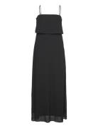 Vimilina Strap Maxi Dress - Noos Black Vila