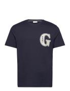 G Graphic T-Shirt Blue GANT