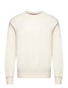 Flag Logo Sweatshirt Cream Tommy Hilfiger