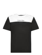 Jersey Color Block Ss T-Shirt Black Calvin Klein