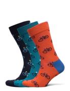 3-Pack Boozt Gift Set Patterned Happy Socks