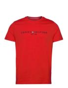 Tommy Logo Tee Red Tommy Hilfiger