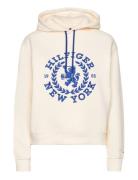 Reg Crest Hoodie Cream Tommy Hilfiger