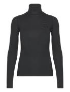 Crest Ribbed Turtleneck Black Polo Ralph Lauren