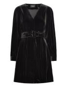 Hadley Velour Dress Black Ella&il