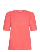 Mschtiffa Organic 2/4 Puff Tee Pink MSCH Copenhagen