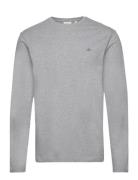 Reg Shield Ls T-Shirt Grey GANT