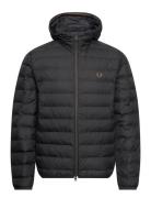 Hooded Insulated Jkt Black Fred Perry