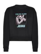 Hyper Real Ck Sweatshirt Black Calvin Klein Jeans
