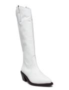 Mount Bright White Leather Boots White ALOHAS