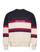 Monotype Color Block Sweatshirt Navy Tommy Hilfiger