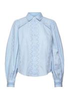 Yaskenora Ls Shirt S. Blue YAS