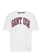 Over D Gant Usa T-Shirt White GANT