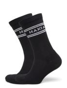 Stripe Socks Black Makia