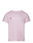 Crewneck T-Shirt Pink Champion