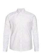 Striped Superflex Oxford L/S White Lindbergh