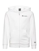 Hooded Full Zip Sweatshirt White Champion