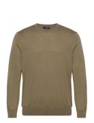 Merino Wool Washable Sweater Khaki Mango