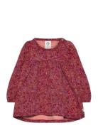 Petit Blossom L/S Dress Baby Red Müsli By Green Cotton