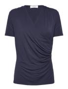 Viscose T-Shirt Navy Rosemunde