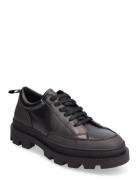 Tanner Leather Sneaker Black Les Deux
