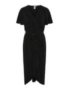 Yasolinda Ss Midi Wrap Dress S. Noos Black YAS