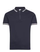 Slhslim-Toulouse Detail Ss Polo Noos Navy Selected Homme