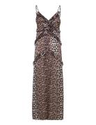 Hayes Recycled Maxi Dress Brown Notes Du Nord